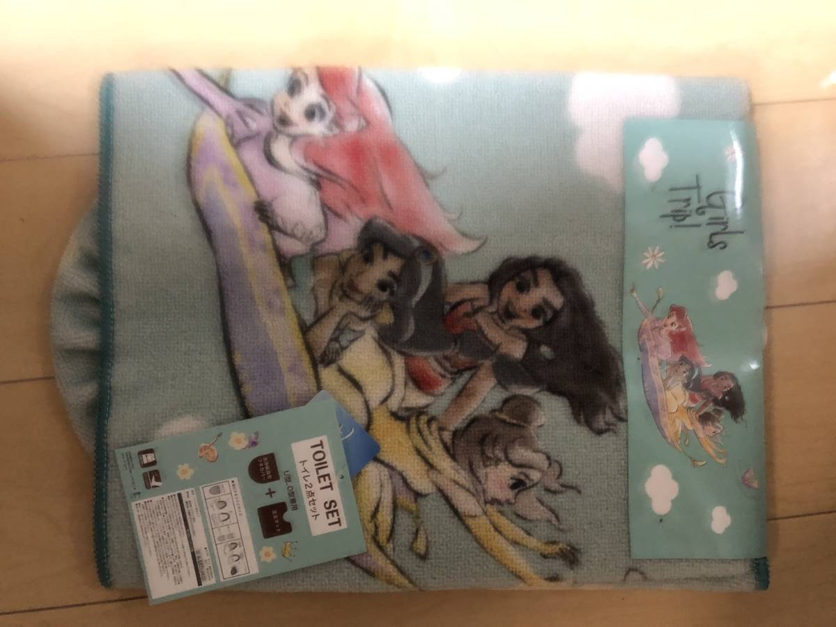 新品●送料無料●Disney トイレ2点セット◆プリンセス 足元マット 蓋カバー 丸洗いok ◆洗浄暖房型ふたカバー(U型・O型兼用)拍卖