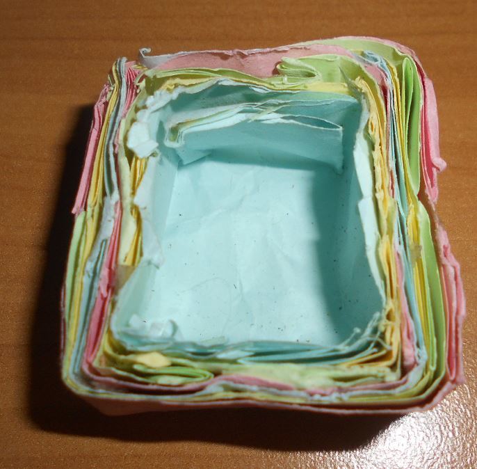 容器 紙製 角型 小物入れ 手作り 中古 1点拍卖