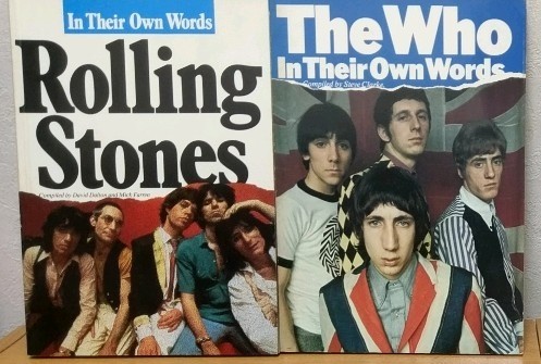 The Who In Their Own Words + Rolling Stones In Their Own Words 2冊セット ザ・フー ローリング・ストーンズ 送料無料拍卖