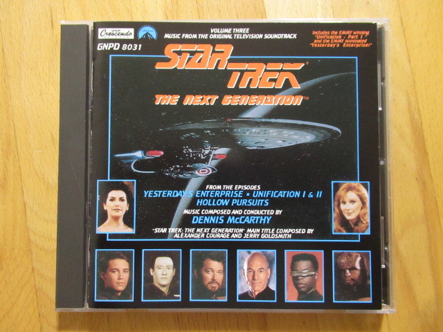 美品!新スター・トレック ネクスト・ジェネレーション VOL.3 【国内盤CD】送料無料~拍卖