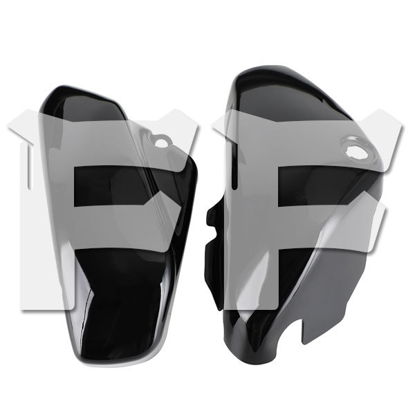 送料無料● スズキ SUZUKI Boulevard Voluisa C50 VL400 VL800 2005-2017 バッテリーカバー フェアリングカバー ブラック 左右組拍卖