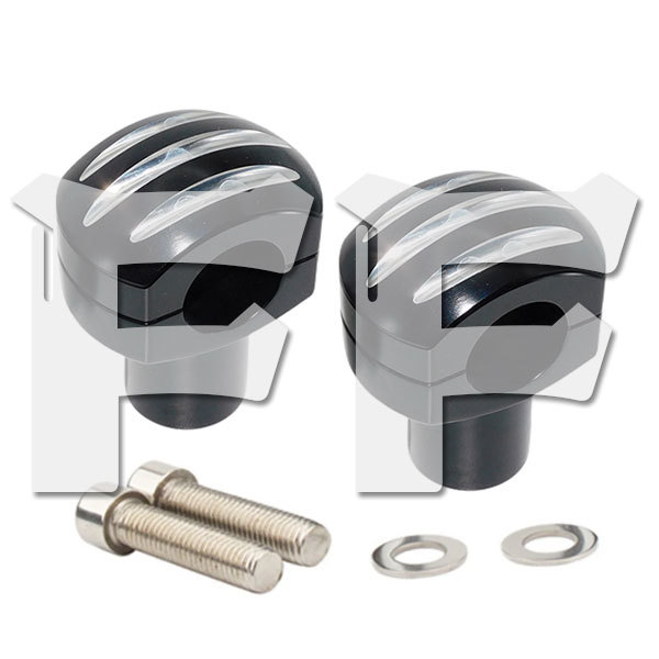 オートバイ ハンドルバーライザー 25mm 固定クランプ カワサキ ホンダ ヤマハ スズキ ハーレー CNC ブラック 新品拍卖