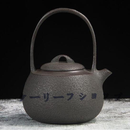 【ケーリーフショップ】老鉄瓶 素肌鉄瓶 未塗装鉄器 提梁壺 対応 鉄やかん 鉄分補給 鉄びん拍卖
