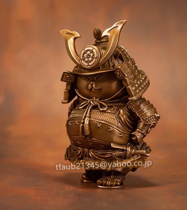 【ケーリーフショップ】『湯貝勒・戦国覇者・織田信長』ブロンズ像 銅製品 置物 装飾品 工芸品 職人手作り拍卖