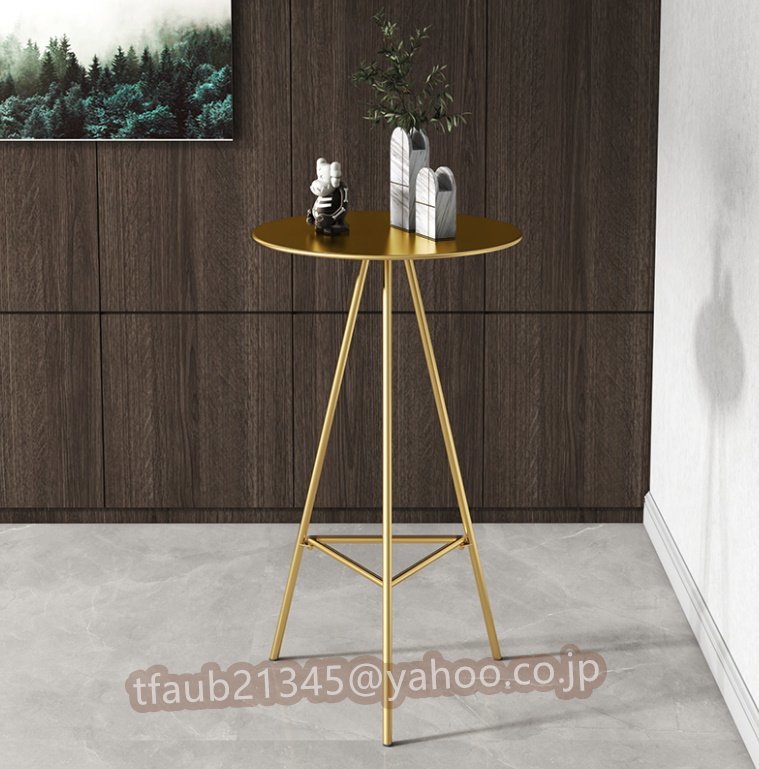 【ケーリーフショップ】バーテーブル コンソールテーブル おしゃれ モダン 北欧 アンティーク 丸 ハイレッグテーブル カウンター おすすめ拍卖