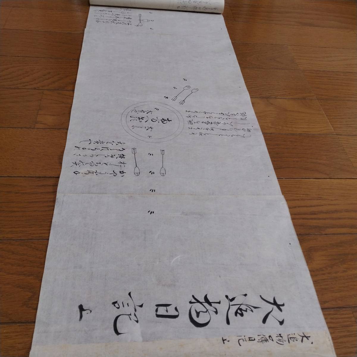 当方、先祖代々受け継がれ曽祖父蔵にて保管  犬追  古文書拍卖