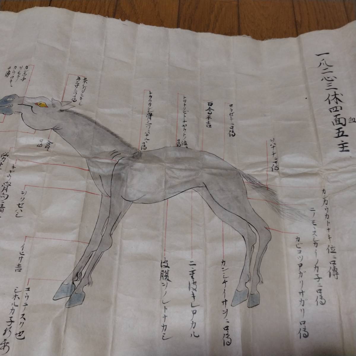 当方、先祖より代々受け継がれ曽祖父蔵にて保管  屋代 重長  一瓜二心三休四面五主  古文書拍卖