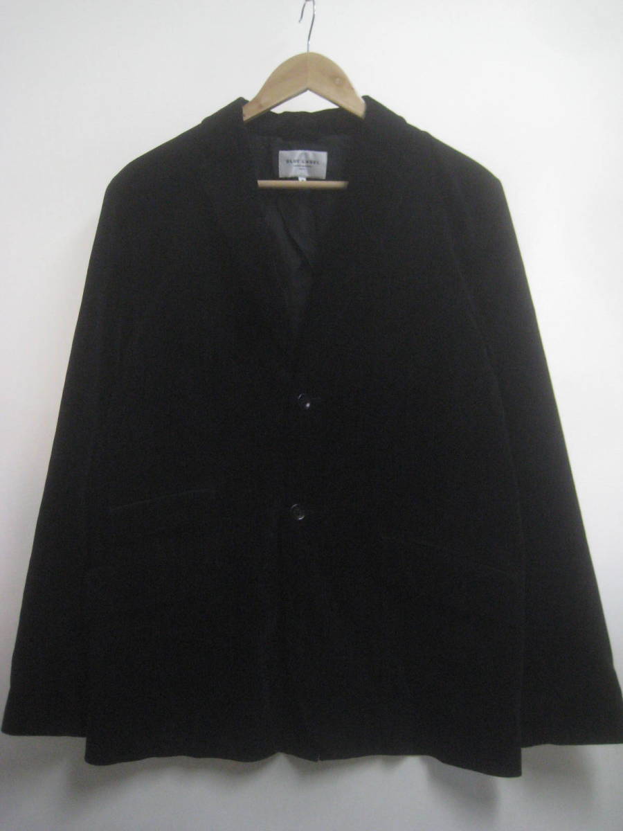 一点物!! UNITED ARROWS ユナイテッドアローズ BLUE LABEL テーラードジャケット 本格仕立て 別珍 ベロア風 サイズ M拍卖