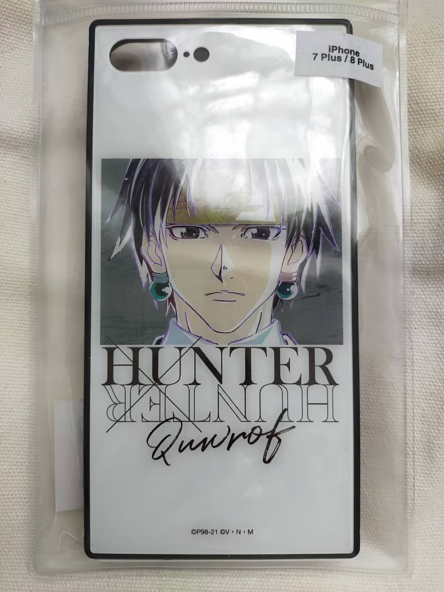 ハンターハンター iPhoneケース iPhone7PLUS 8PLUS アイフォン HUNTER×HUNTER クロロ Ani-Art 強化ガラス  スマホケース 携帯拍卖
