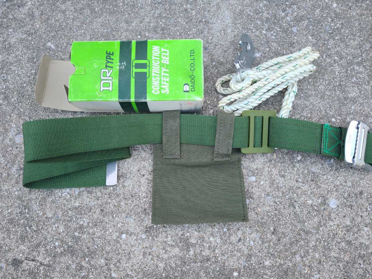 1本つり専用 DR式 建設安全帯 株式会社ダイドー 労働省「安全帯規格」適合品 型式DR-1(1本吊り専用)拍卖