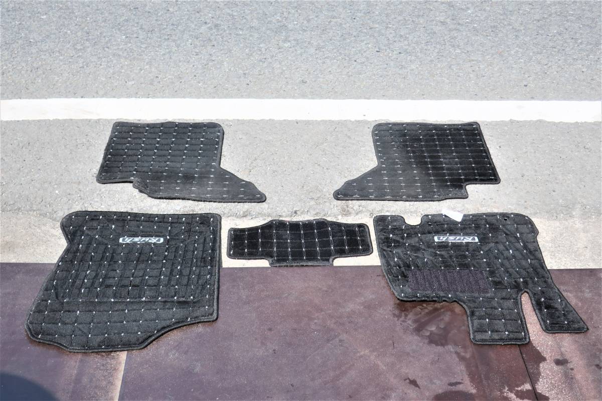 H19 CBA-J200E ラッシュ Rush 2WD AT 3SZ 純正 OP フロアマット 1台分 ズレ止め金具 SET拍卖
