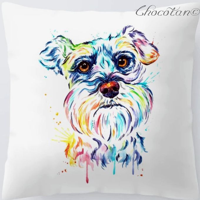 【送料無料】シュナウザー F2 クッションカバー【新品】拍卖