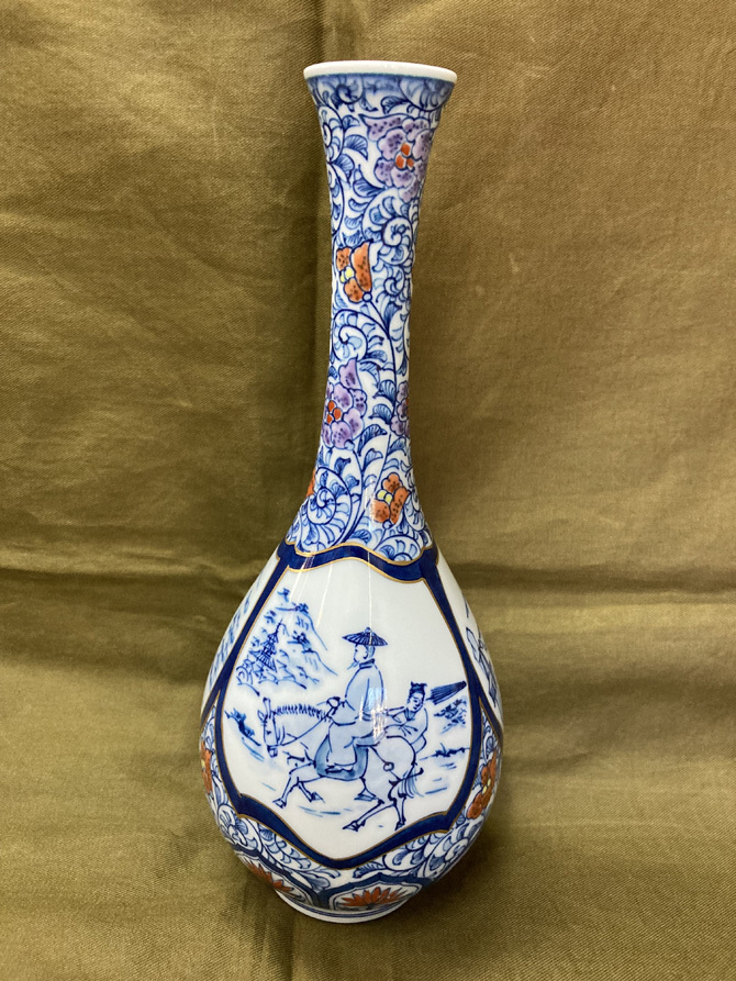 花瓶 有田焼花瓶 龍志 856拍卖