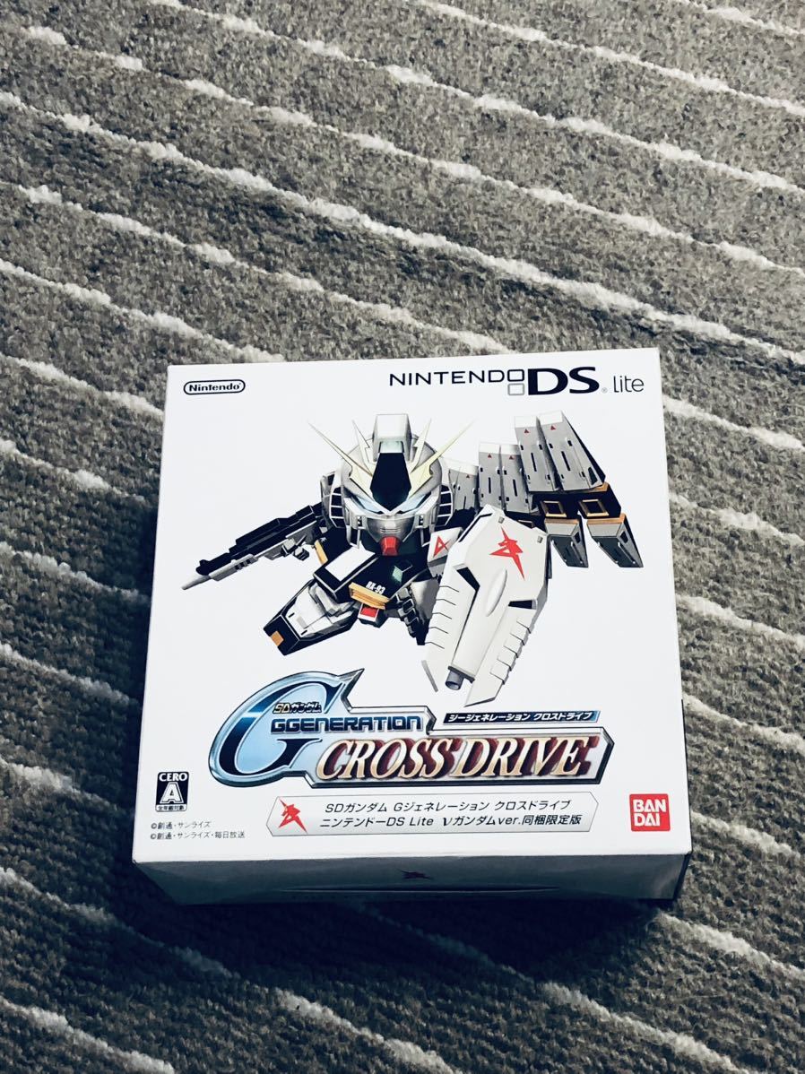 ニンテンドーDS lite SDガンダム Gジェネレーション クロスドライブ νガンダムver. 限定版 新品 保管品 送料無料拍卖