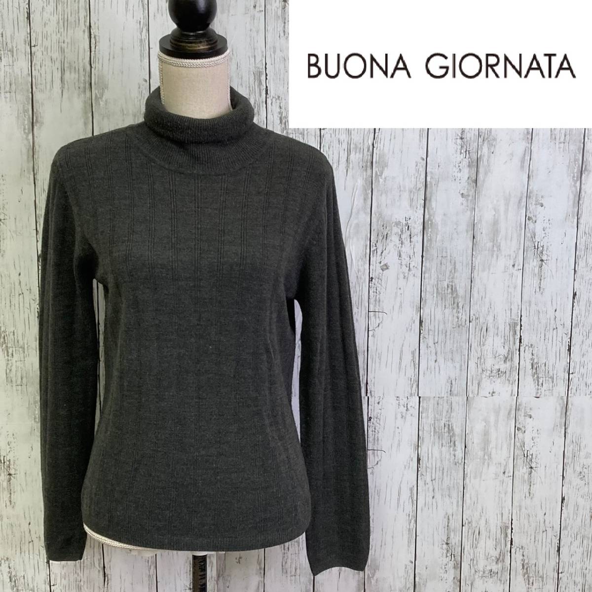 BUONA GIORNATA★ボナジョルナータ★アクリル ニット★サイズM 11-55拍卖