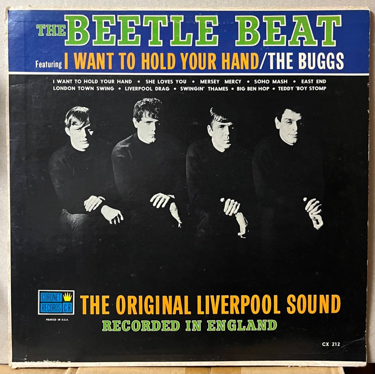 The Buggs The Beetle Beat US盤 LP Beatles Hollies Mersey Beat Coronet CX212拍卖