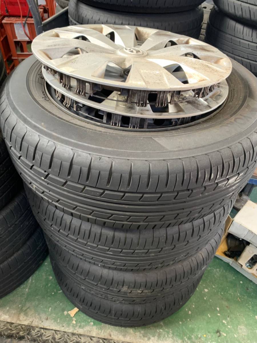 Y880 195/65R15 YOKOHAMA ヨコハマ 2021年 PCD114.3 5H 6J 4本セット キャップ付き拍卖