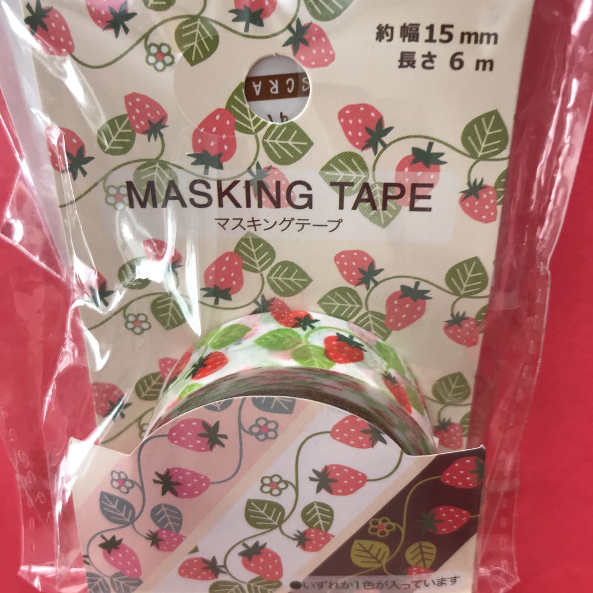 ★新品★いちごマスキングテープ★イチゴマスキングテープ★苺マスキングテープ★可愛い♪♪★No11★拍卖