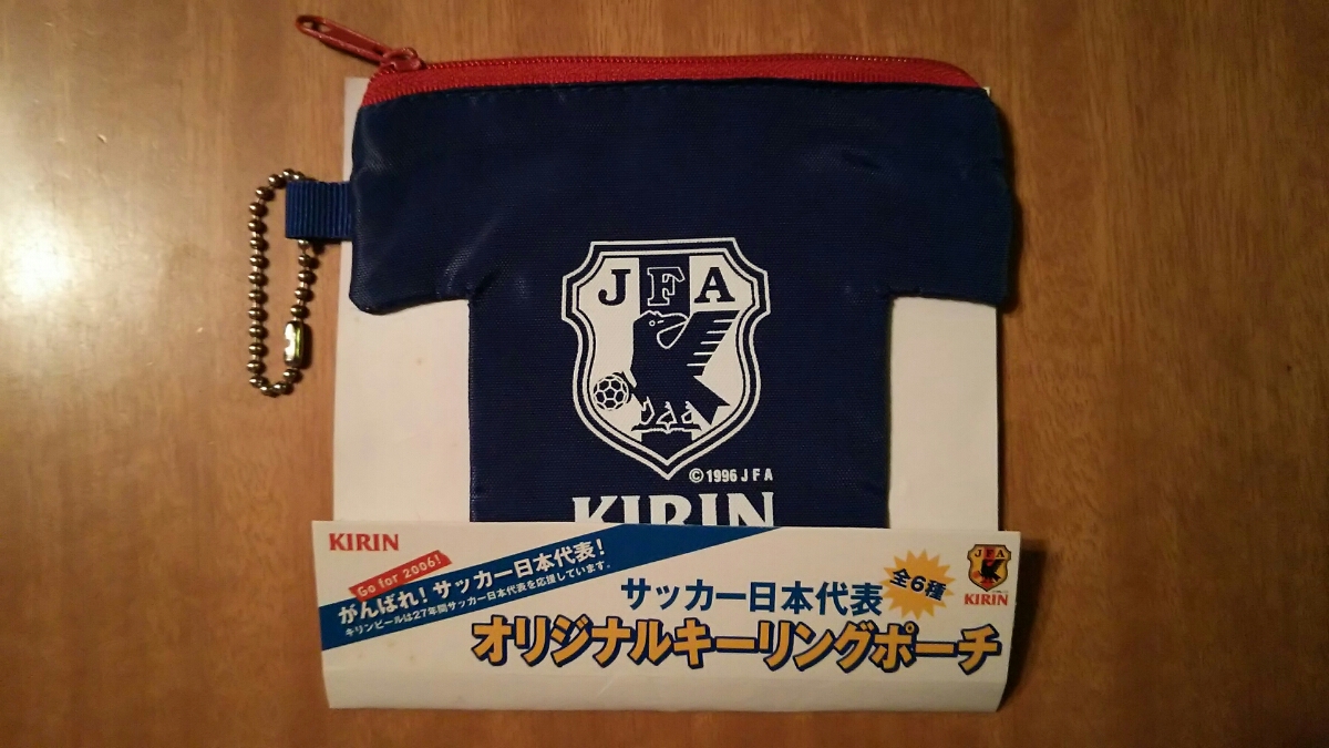 KIRIN キリン サッカー日本代表 オリジナルキーリングポーチ拍卖