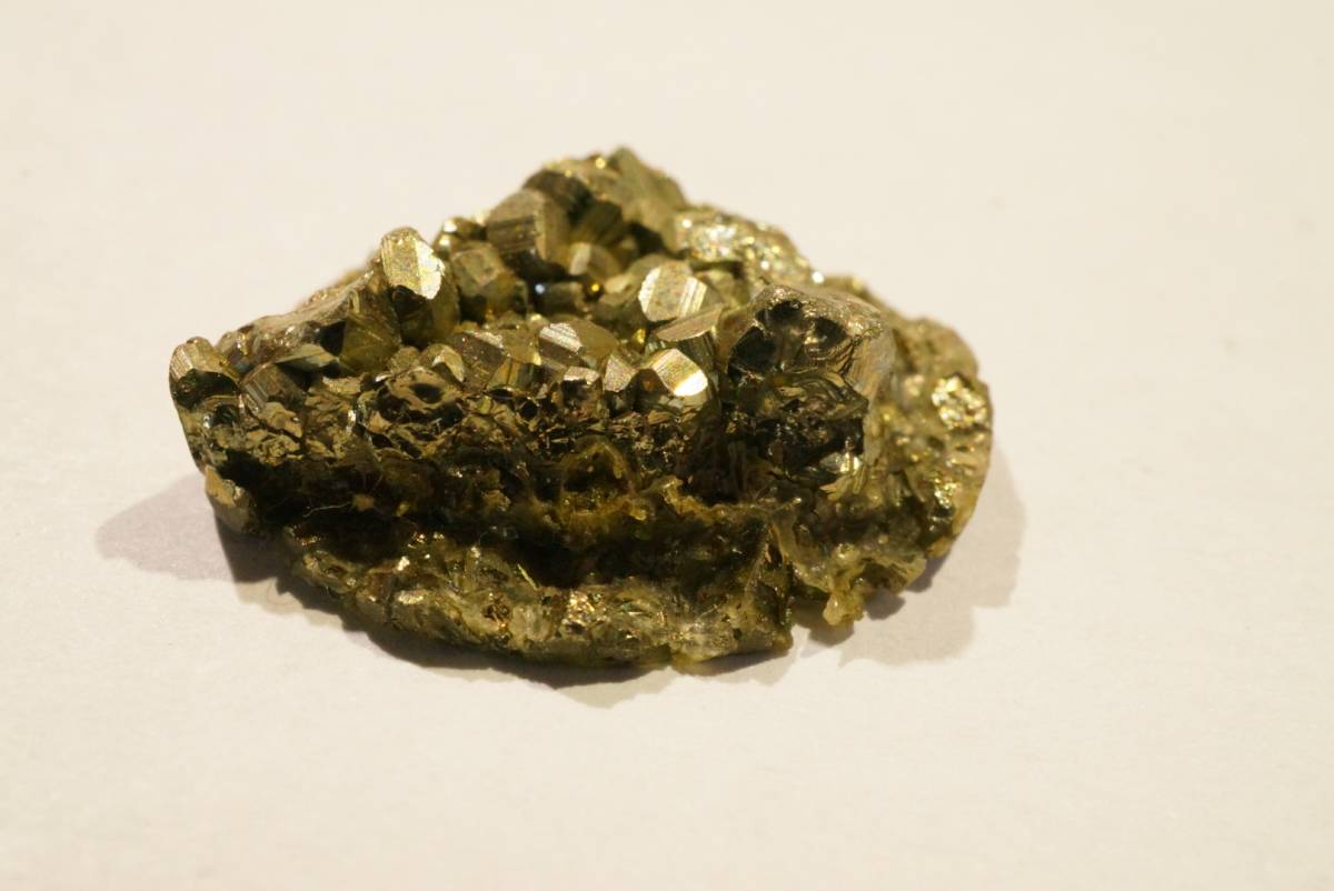 30年前の未使用在庫品!希少!コレクター向け!スペイン産パイライト原石【14ct】スペイン産/黄鉄鉱/原石拍卖