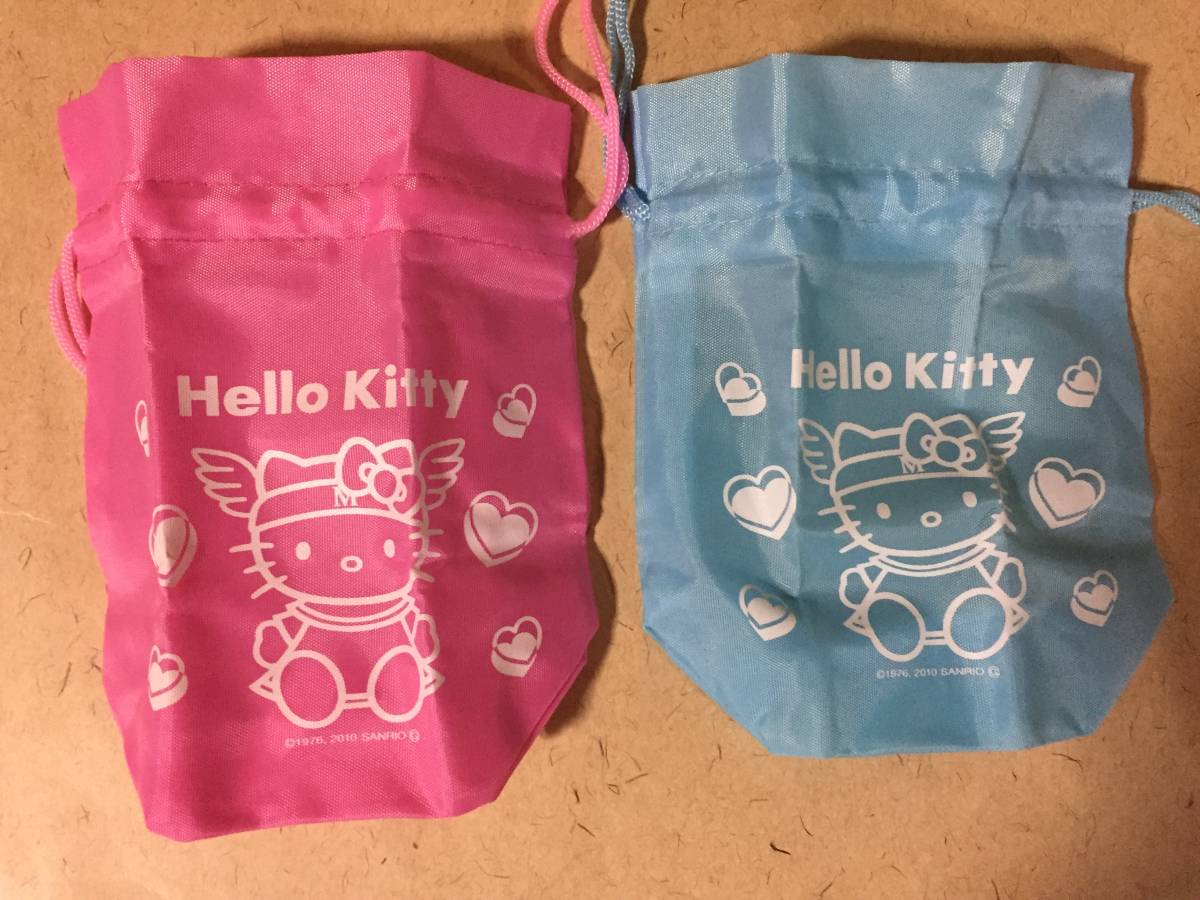 【同梱不可!】【近江兄弟社 メンターム×キティ】ミニ きんちゃく ポーチ★メンターム35周年拍卖