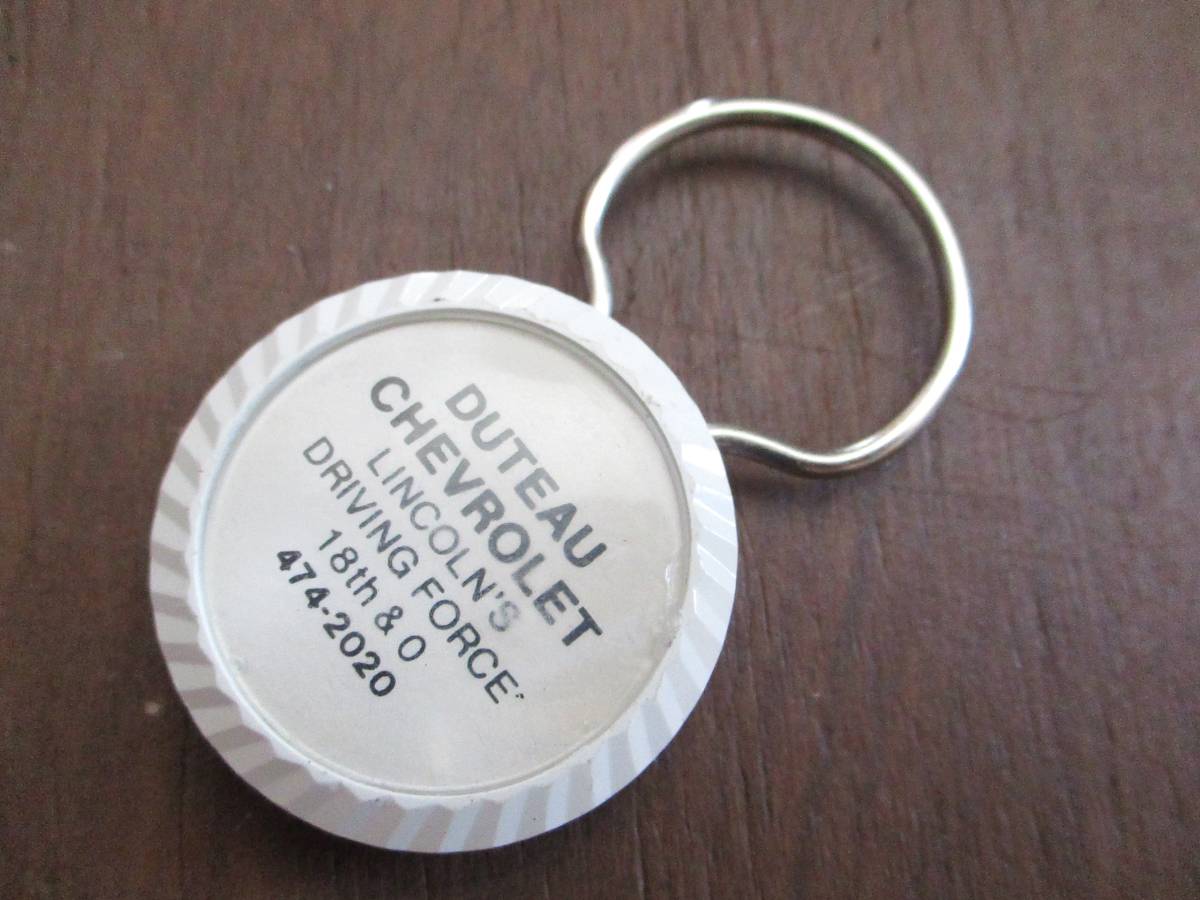 US ビンテージ  キーホルダー 自動車販売店  CHEVROLET シボレー v10拍卖