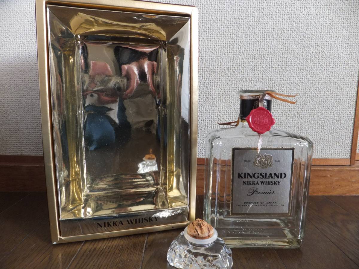 ☆ 空瓶 中身なし ニッカ キングスランド プレミア 箱付 760ml 1本 コルク折れ ☆ b拍卖