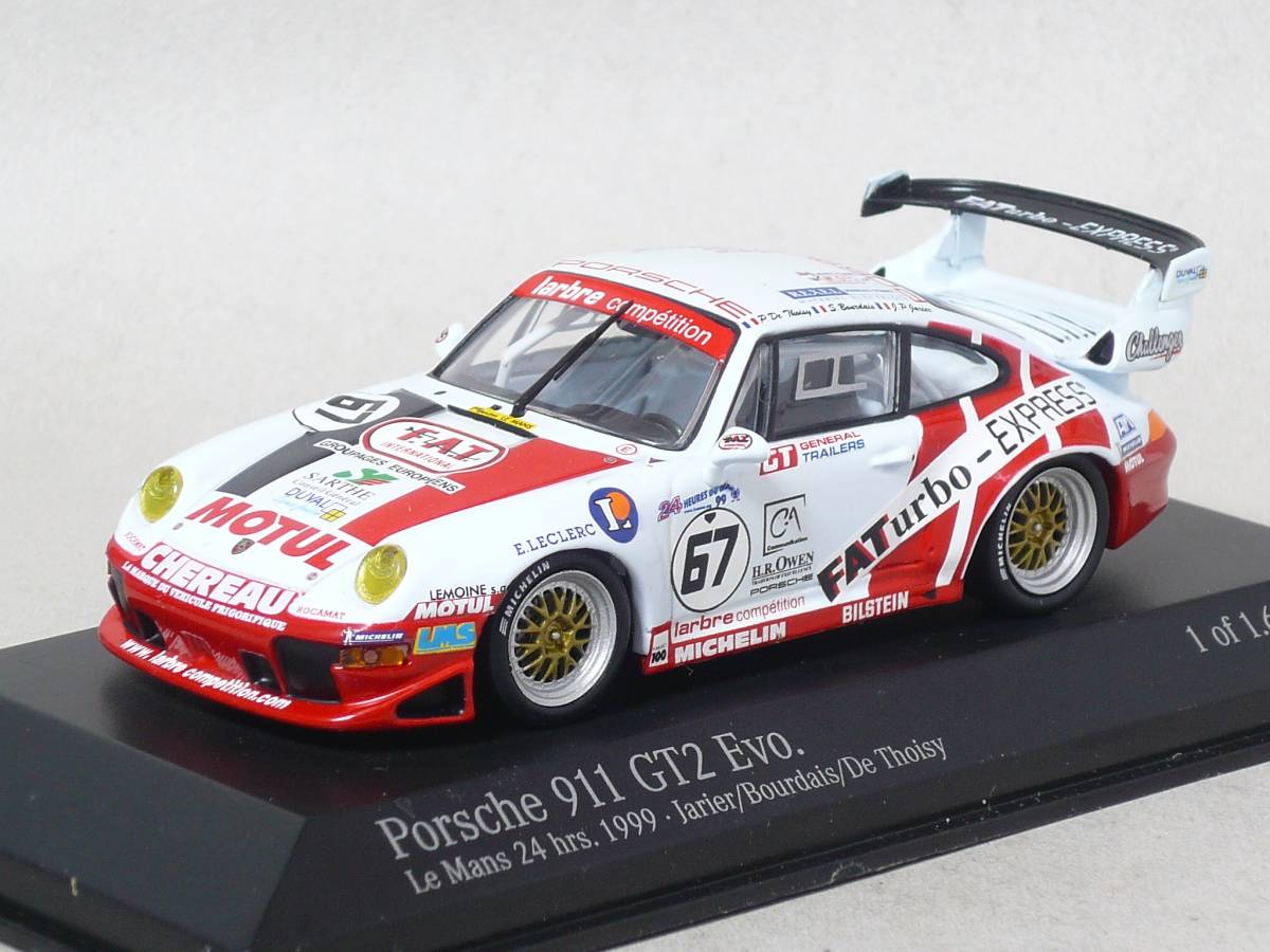 ポルシェ 911 GT2 Evo チームラルブルコンペティション #67 ルマン 1999拍卖