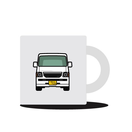 【ナンバープレート入れ・車体色変更可能】マグカップ・ ホンダ バモス風拍卖