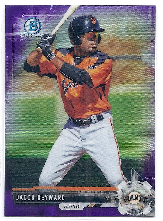 2017 Bowman Chrome Draft Jacob Heyward Purple Refractor /250拍卖