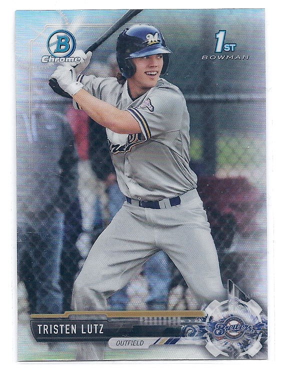 2017 Bowman Chrome Draft Tristen Lutz Refractor拍卖