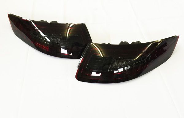 送料無料 ポルシェ 997 911 LEDテールランプ レッド/スモーク キャンセラー内臓 新品 左右セット拍卖