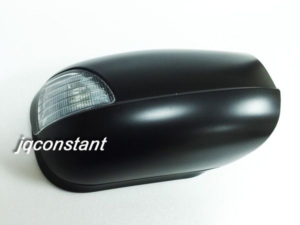 メルセデス・ベンツ・ W210 後期用 サイドミラー カバー LEDドアミラー ブラック LEDウインカー付き 右側 新品拍卖