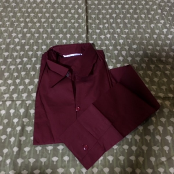 CRACE FIELD 三喜 ブラウス 日本製 新品未使用 エンジ Mサイズ拍卖