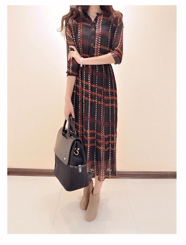 2.シルクヨローパスタイルワンピース〆着心地の良い・大人雰囲気ワンピースM ♪拍卖