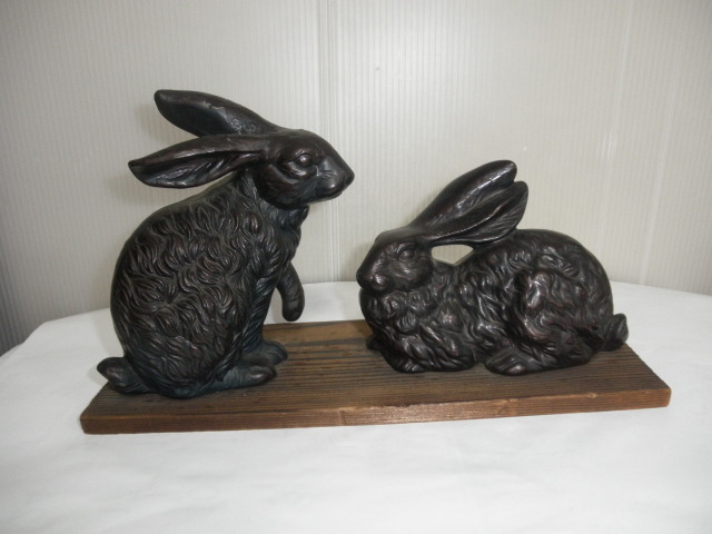 @@@ うさぎ 兎 ウサギ インテリア 雑貨 置物 飾り物 和風インテリア拍卖