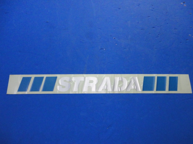 ☆STRADA☆ストラーダ☆ステッカー☆新品☆本物☆当時物切り文字ステッカー☆ピレリ☆イタリー拍卖