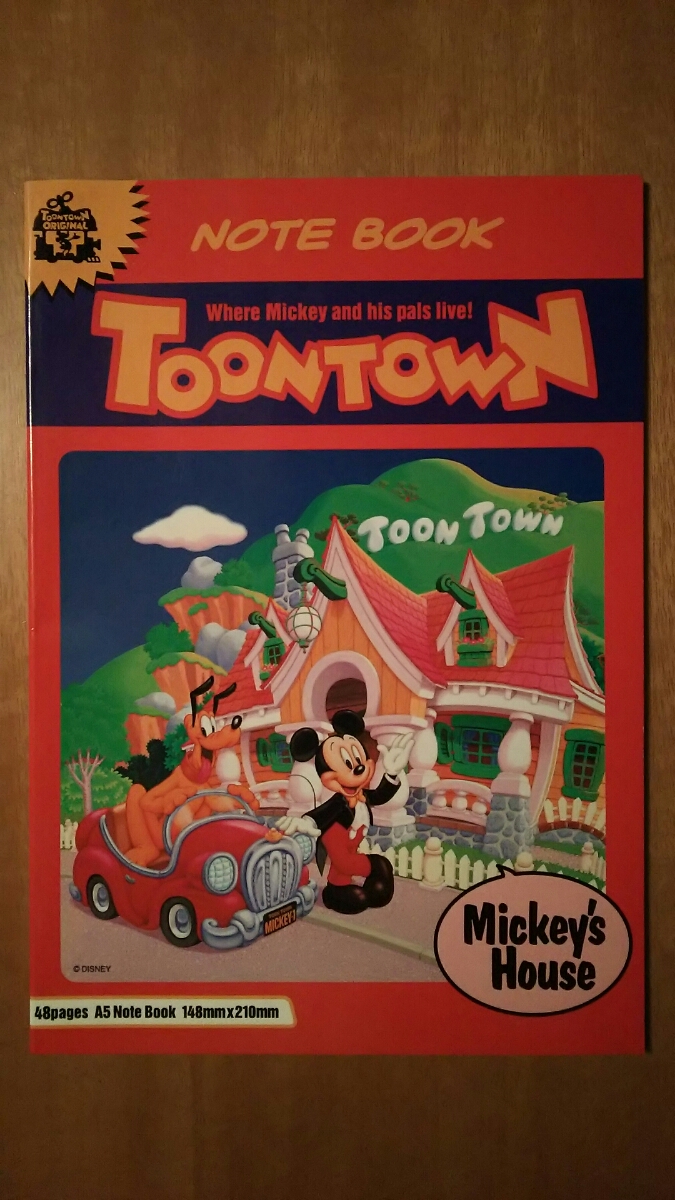 東京ディズニーランド / トゥーンタウン ノート / 未使用拍卖