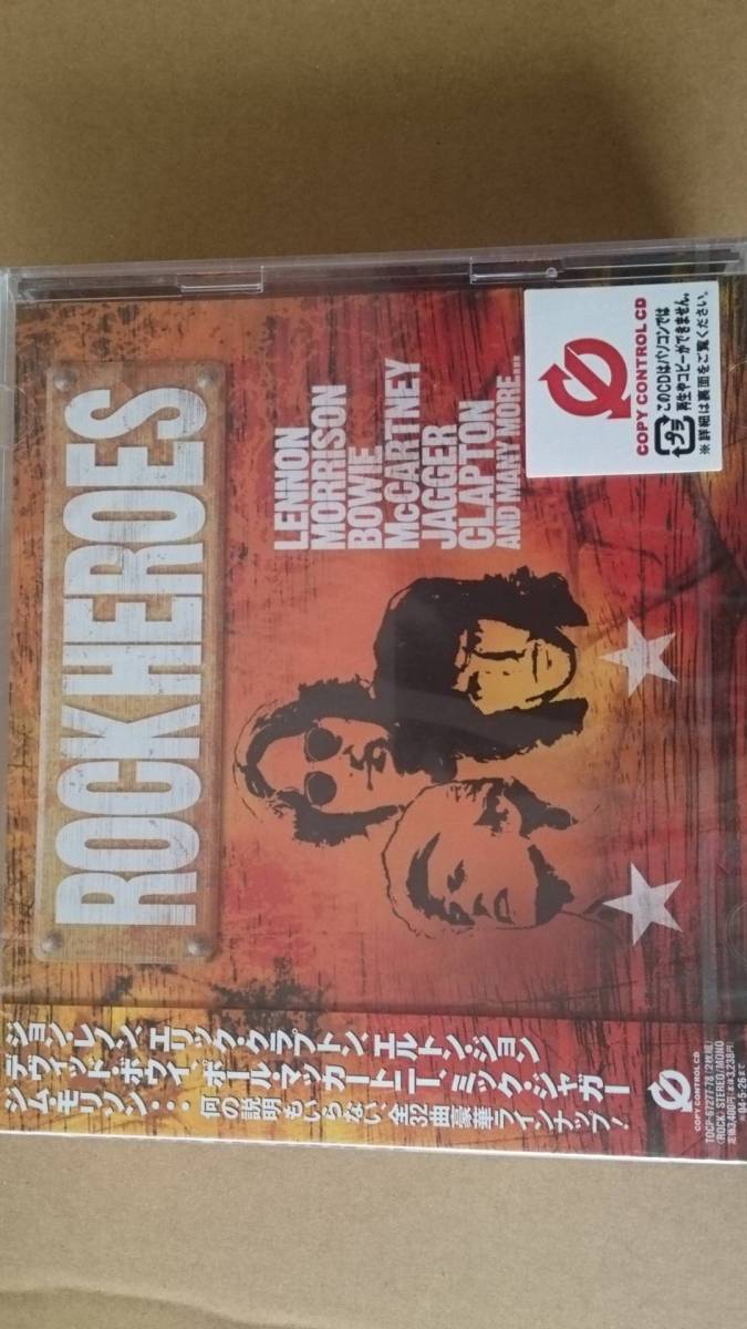 ジョン・レノン、ポール・マッカートニー、クイーン、エルトン・ジョン【ロック・ヒーローズ 】2cd 33【送料→改定】新品未開封 CDHYR 拍卖