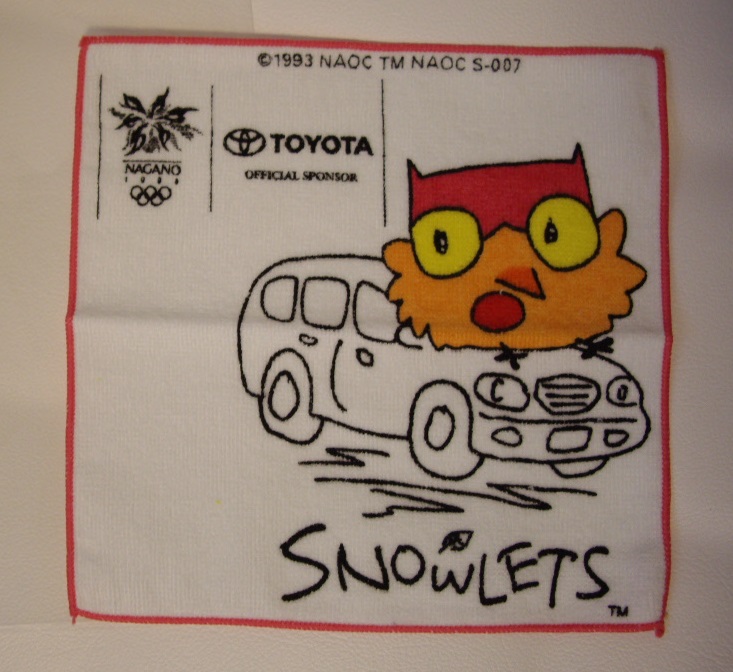 激レア!新品!★TOYOTA 長野オリンピック★スノーレッツ★ハンドタオル★拍卖