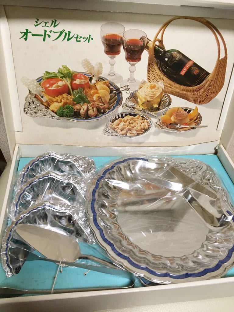 【特価】シェル オードブルセット 昭和レトロ 新品未使用拍卖