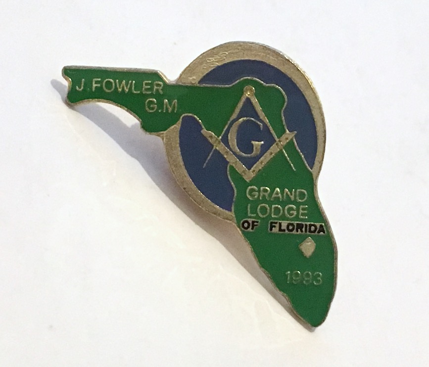 フリーメイソン Gロゴ ピンバッジ 友愛結社 秘密結社 フロリダ #E7拍卖