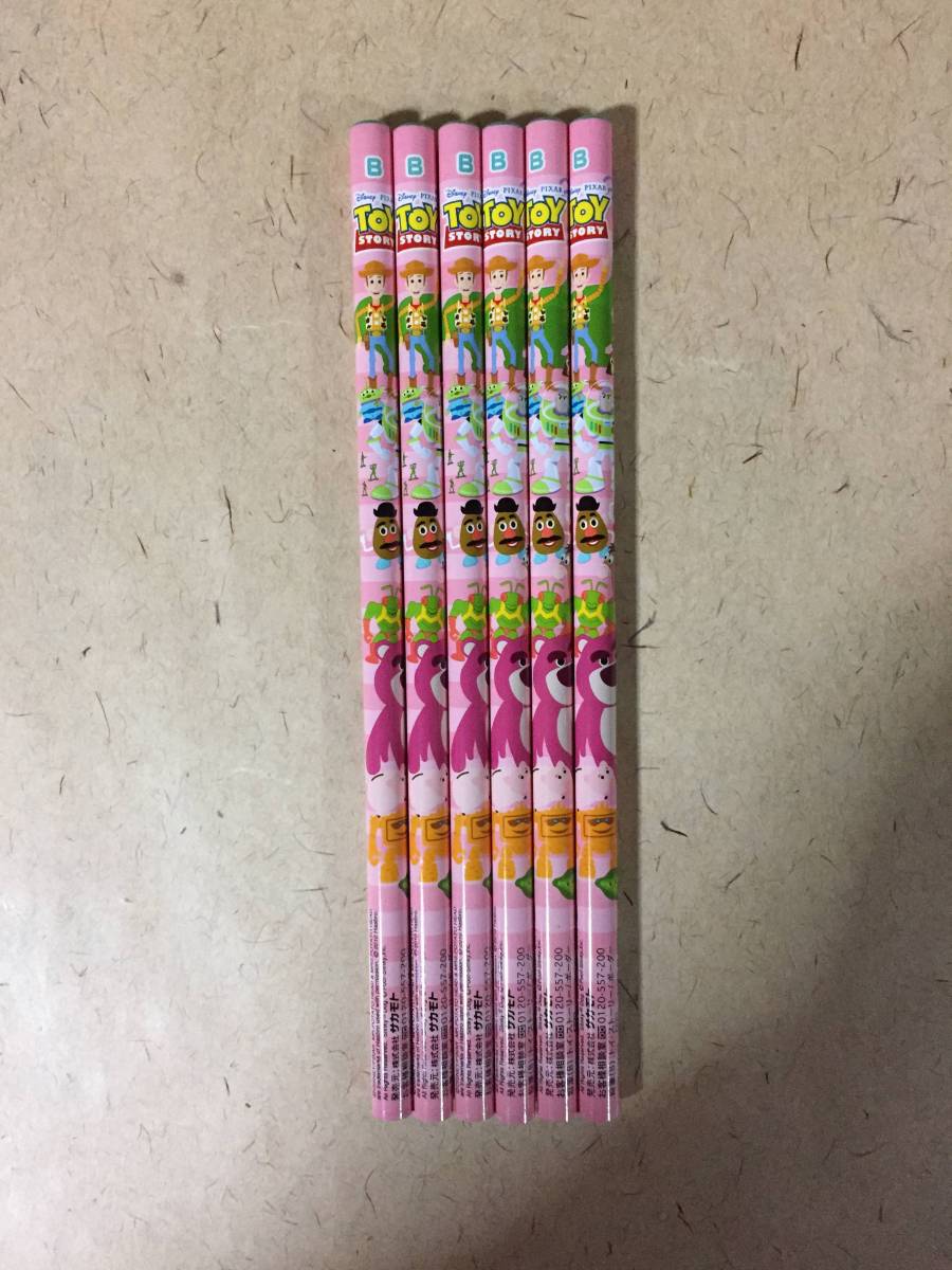 【同梱不可!】【Disney★PIXAR】TOY STORY/トイストーリー★鉛筆★B★6本拍卖