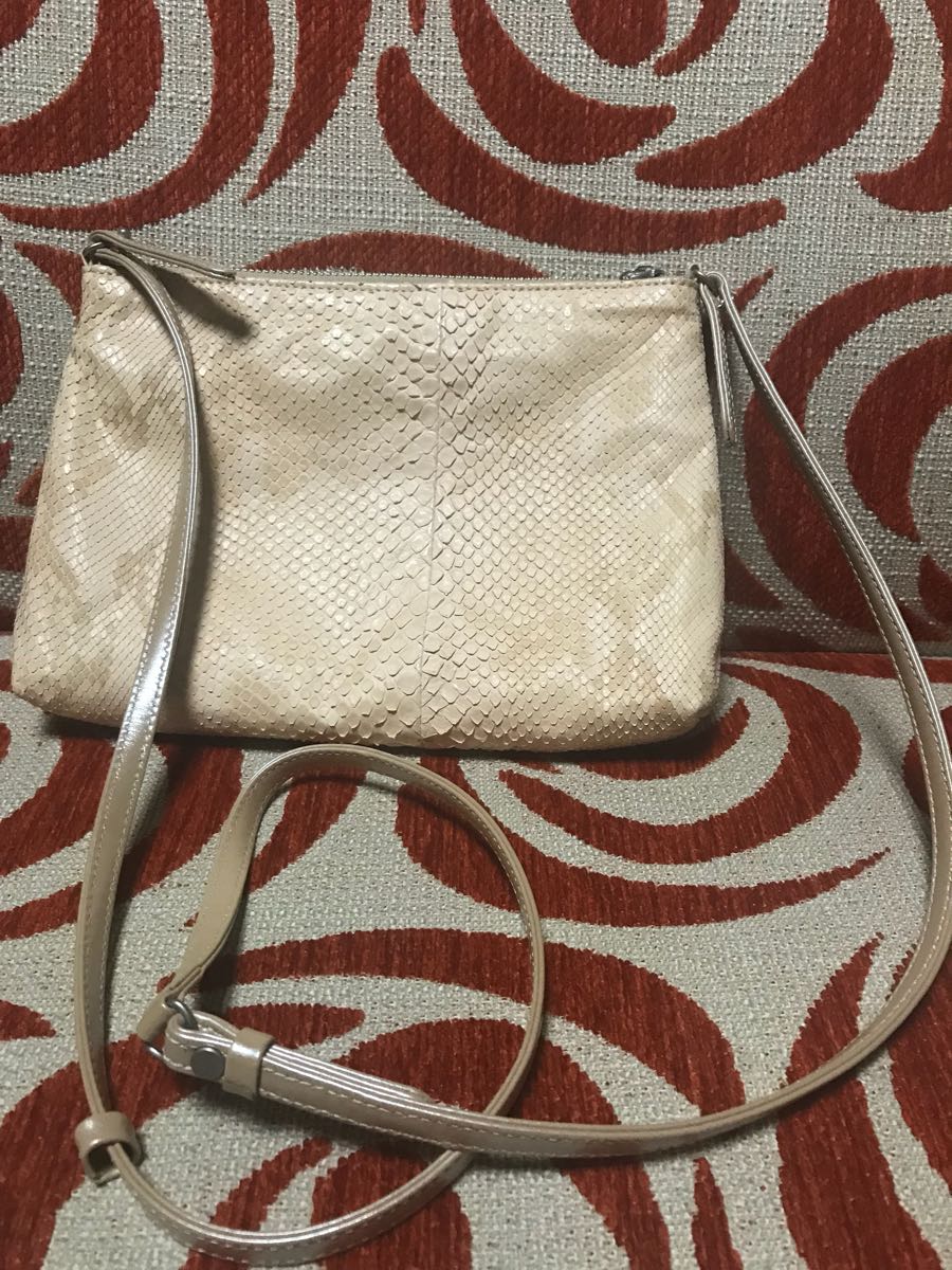 大幅値下げ 新品未使用 パイソン 上品すてきポシェット 15×20センチ 高級 軽い 即決あり拍卖
