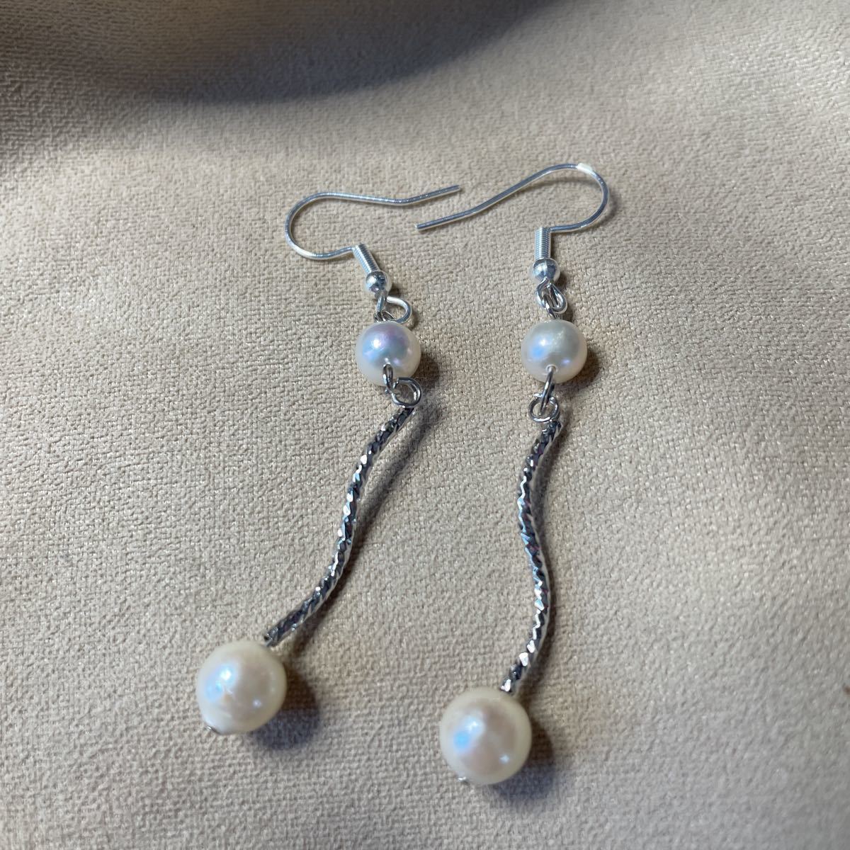 本真珠ツイストピアス拍卖