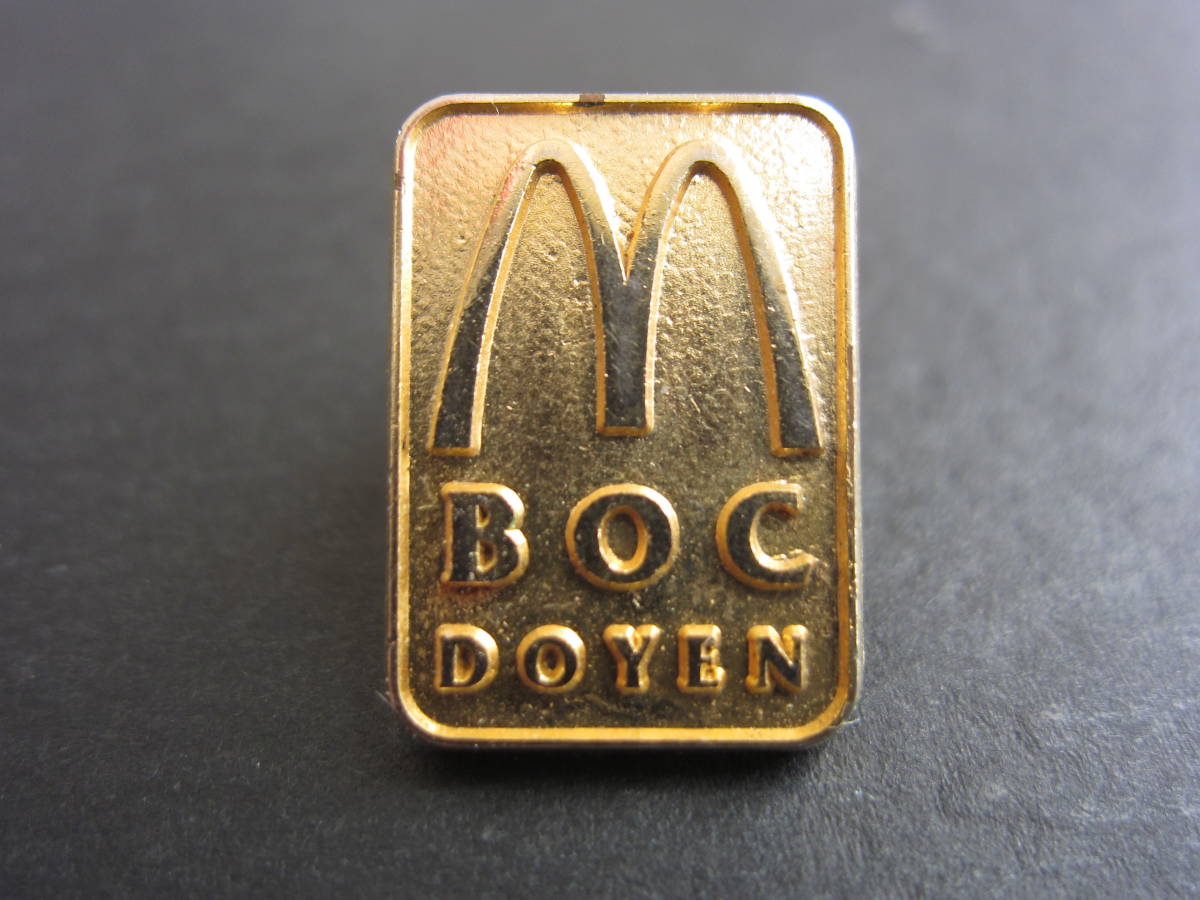 マクドナルド■BOC■ベーシック オペレーション コース■Basic Operations Course■McDonald’s■ピン■ピンバッジ■ピンズ■フランス拍卖