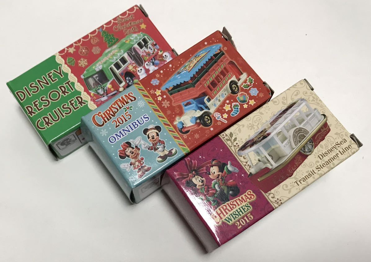 未使用 ディズニーリゾートクルーザー オムニバス ディズニーシー・トランジットスチーマーライン クリスマス2015 ディズニートミカ TDR拍卖