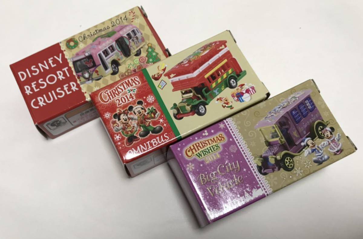 未使用 ディズニーリゾートクルーザー オムニバス ビッグシティ・ヴィークル ポリスワゴン クリスマス2014 ディズニートミカ TDR拍卖