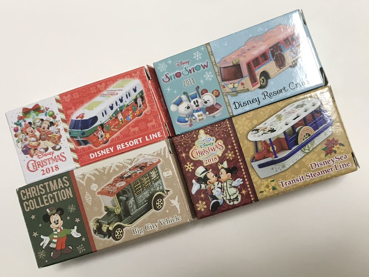 未使用 ディズニーリゾートクルーザー リゾートライン ポリスワゴン トランジットスチーマーライン クリスマス2018 ディズニートミカ TDR拍卖