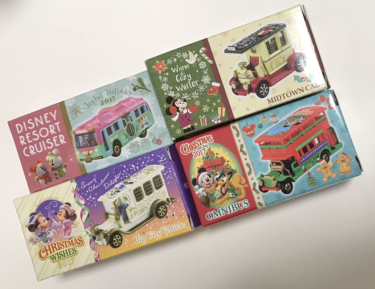 未使用 ディズニーリゾートクルーザー オムニバス ミッドタウンキャブ ポリスワゴン クリスマス2017 ディズニートミカ ディズニーシー TDR拍卖